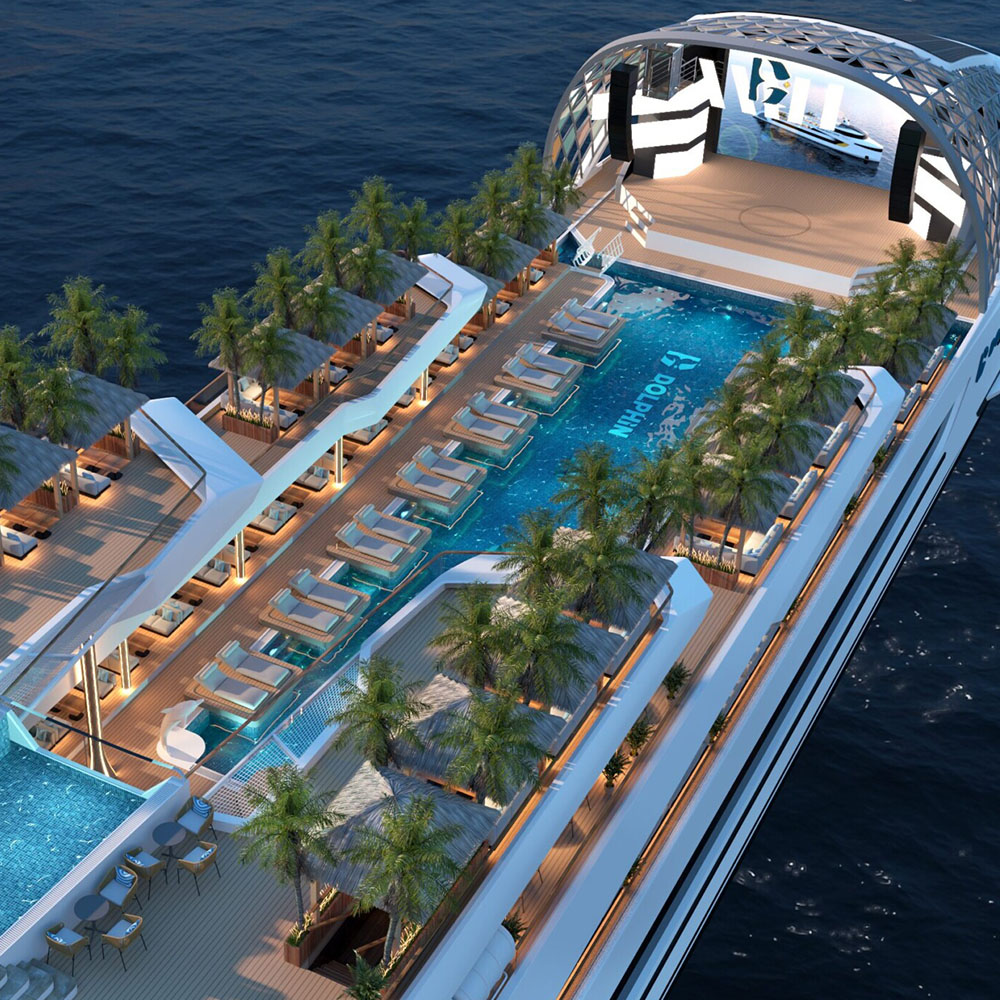 北越輕奢華～最美下龍灣～六星海豚號日遊船· 女皇后雙層纜車· 太陽之眼摩天輪